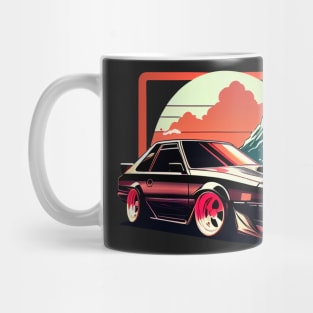 80's retro car Mug